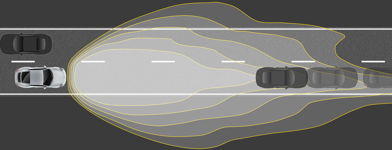 LED main headlights including Porsche Dynamic Light System Plus (PDLS+).